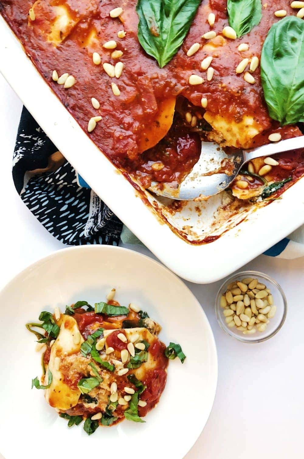 Epic Vegan Lasagna with Celeriac 'Noodles'