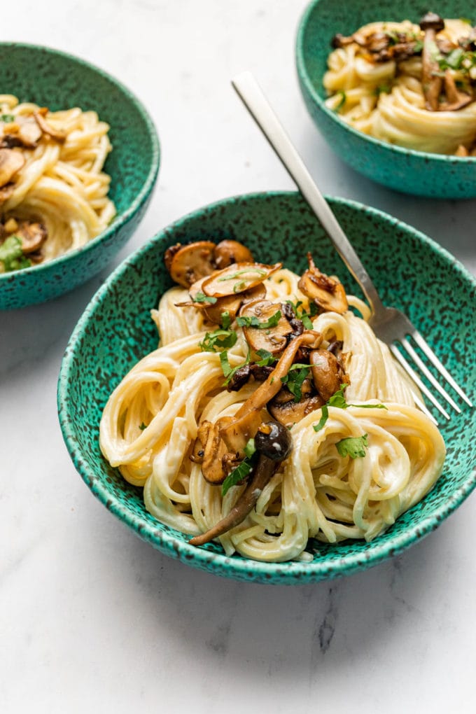 Easy Lemon Miso Pasta (vegan) - Nuts About Greens