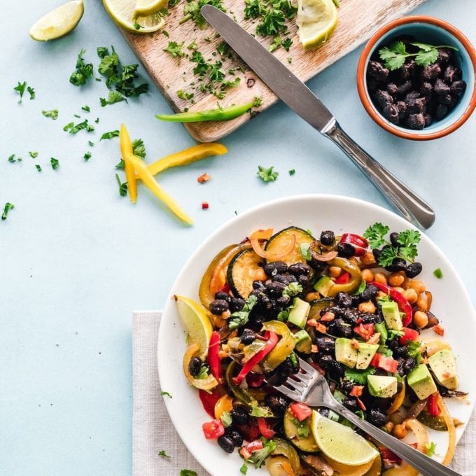 Healthy Vegan Black Bean Breakfast Burrito Desiree Nielsen