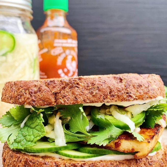 Tangy Tofu Vegan Banh Mi Recipe Desiree Nielsen