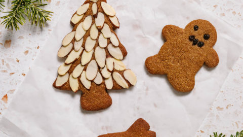 Vegan Gingerbread Cookies with Almond Flour - Desiree Nielsen