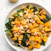 roasted butternut squash salad