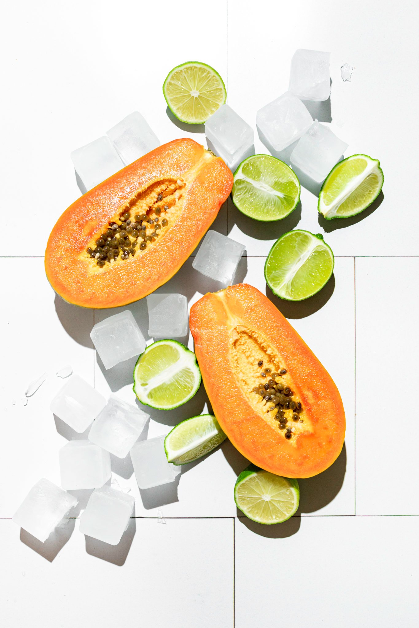 Low FODMAP Papaya Lime Smoothie Desiree Nielsen