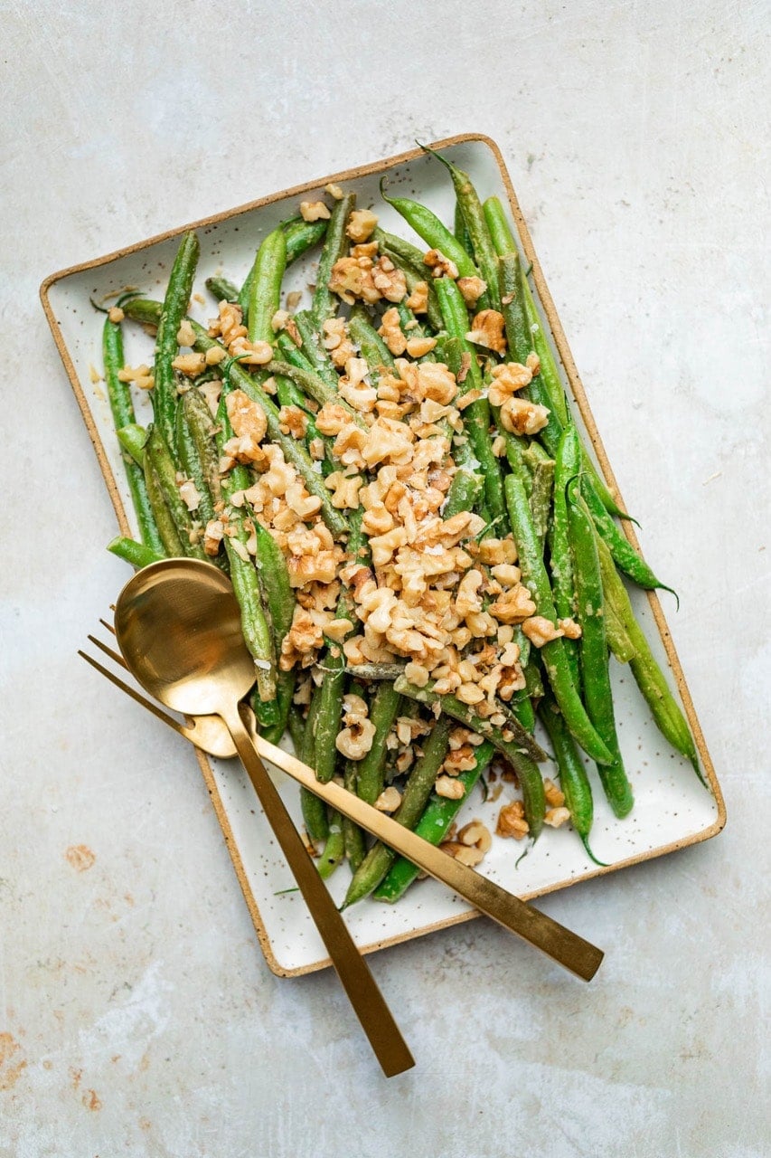 Sauteed Green Beans with Dijon Butter (Vegan)