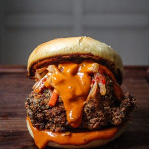 A Vegan Korean Fried Chicken Sandwich by Chez Jorge