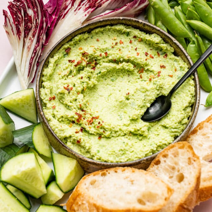 Edamame Sesame Dip with Miso Desiree Nielsen
