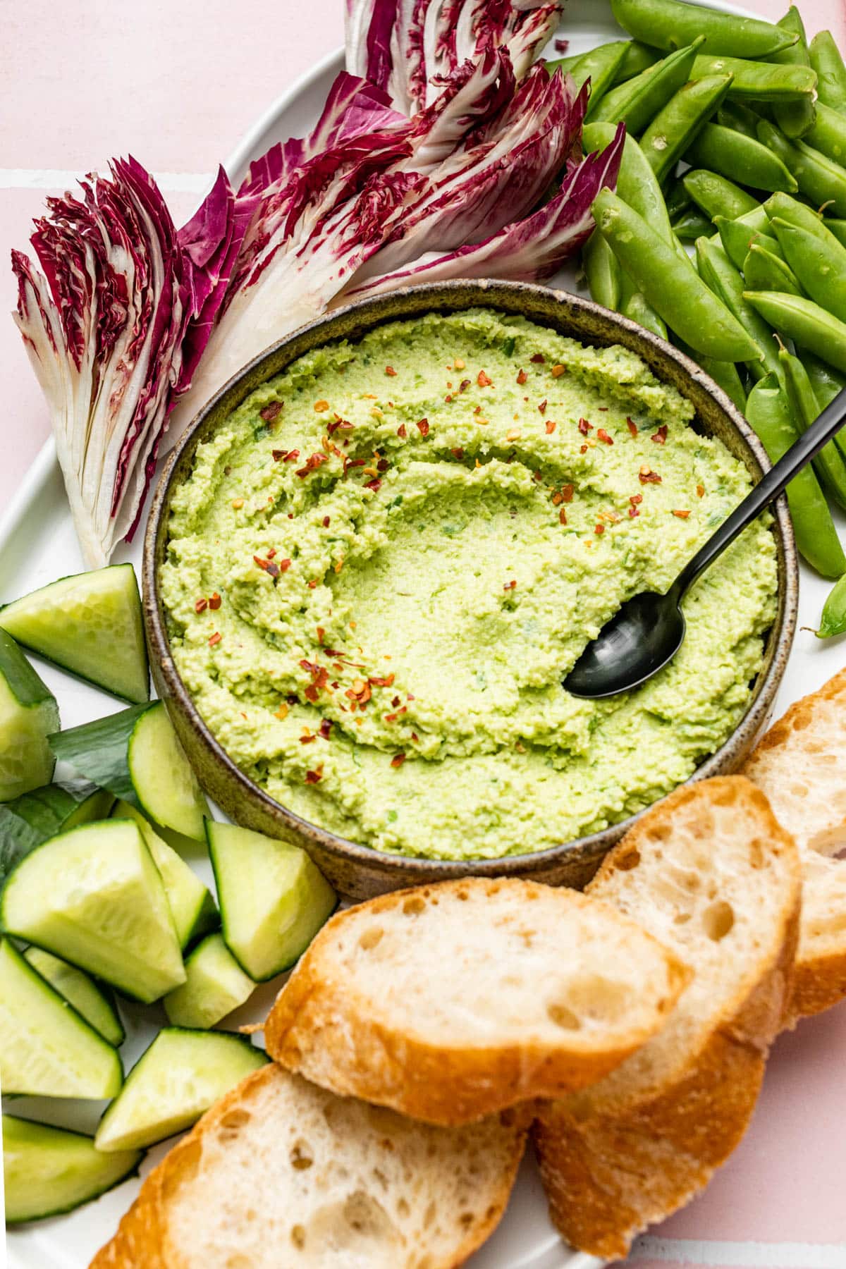 Edamame Sesame Dip with Miso