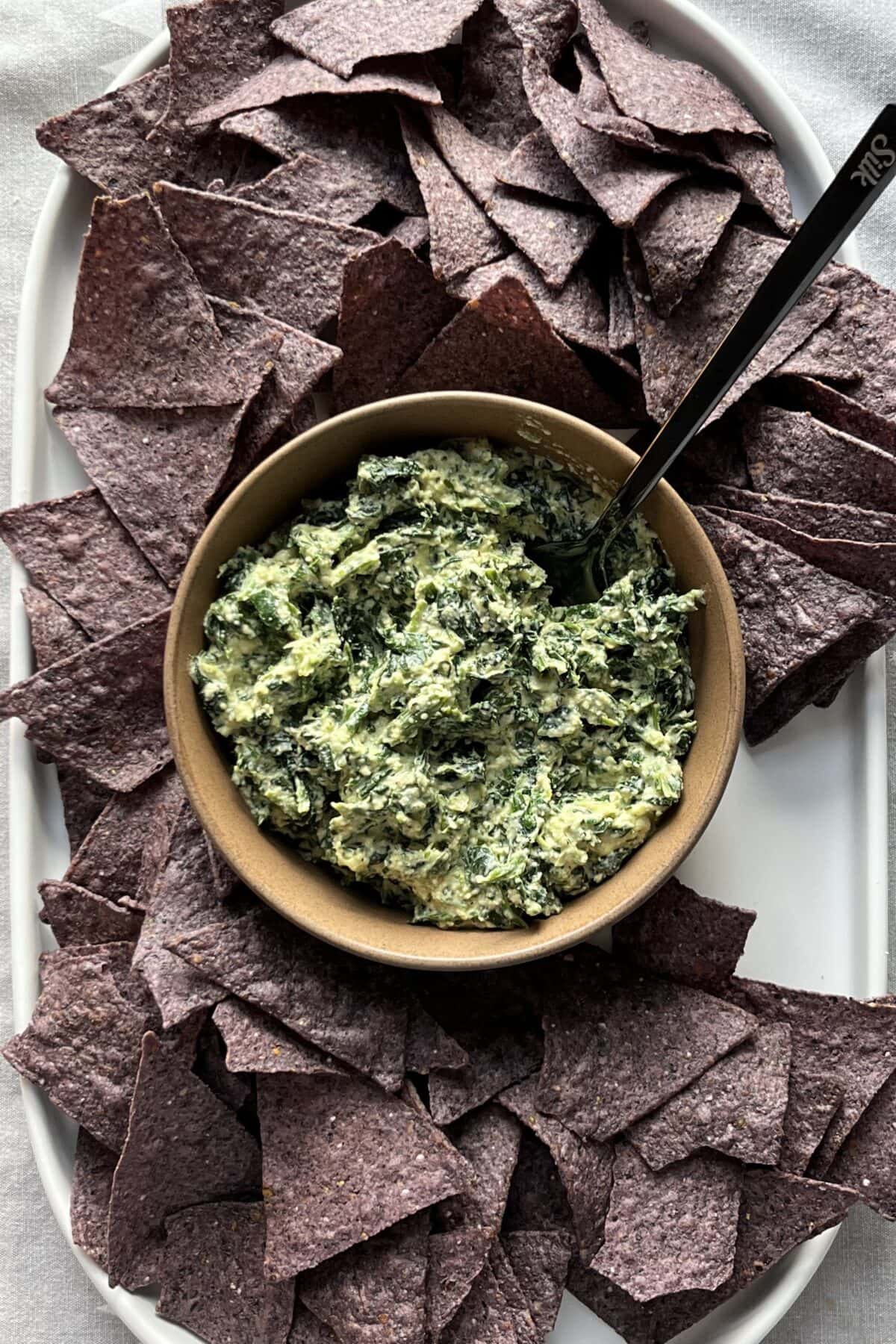Fast Vegan Spinach Dip (no nuts!)-image