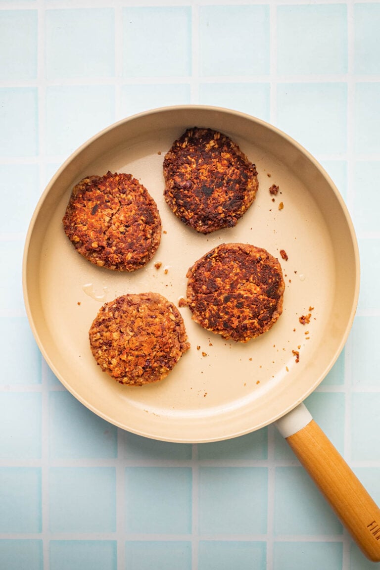 Mashed Kidney Bean and Oat Burger Patties Desiree Nielsen