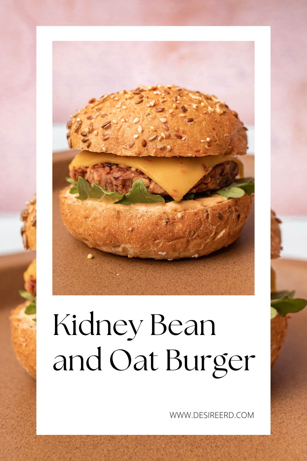 Mashed Kidney Bean and Oat Burger Patties Desiree Nielsen