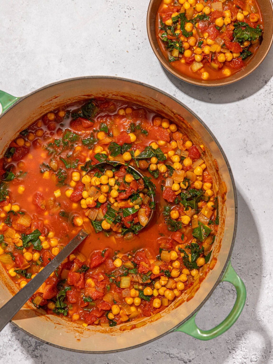 spiced chickpea tomato stew pantry dinner fridge empty quick hearty vegetarian