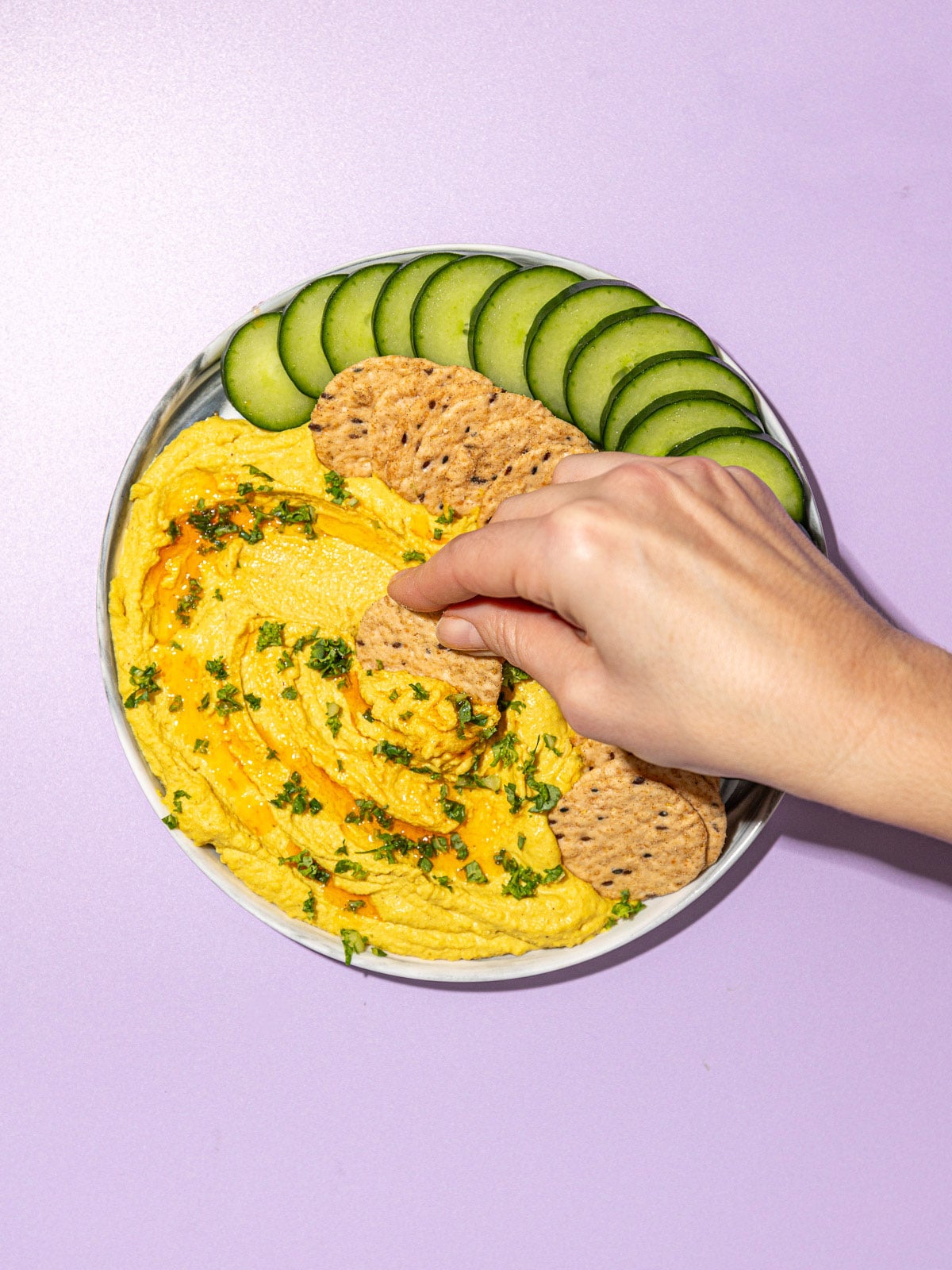Protein-packed Curried Red Lentil Dip
