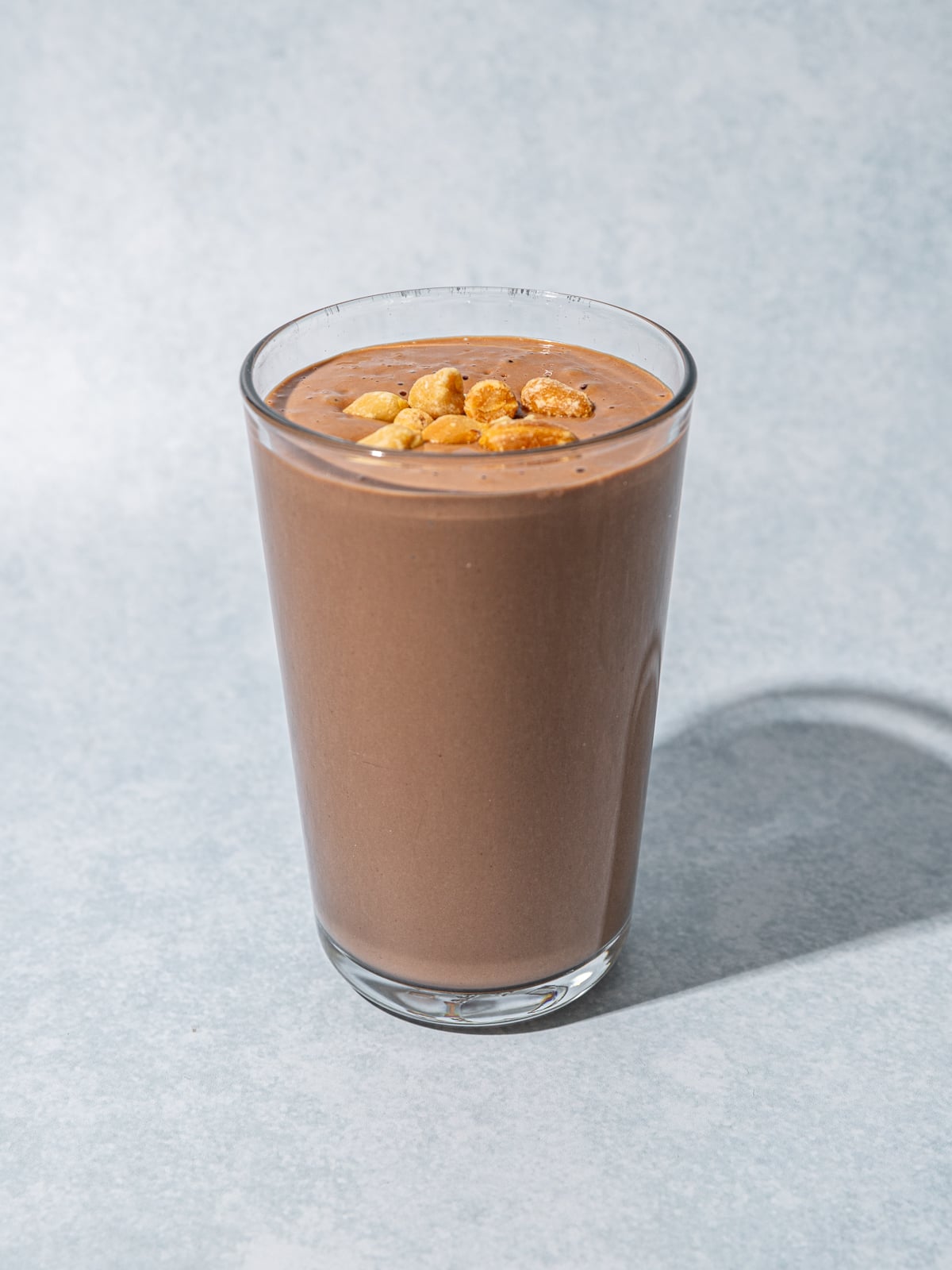 Creamy Snickers Tofu Smoothie (37g protein!)