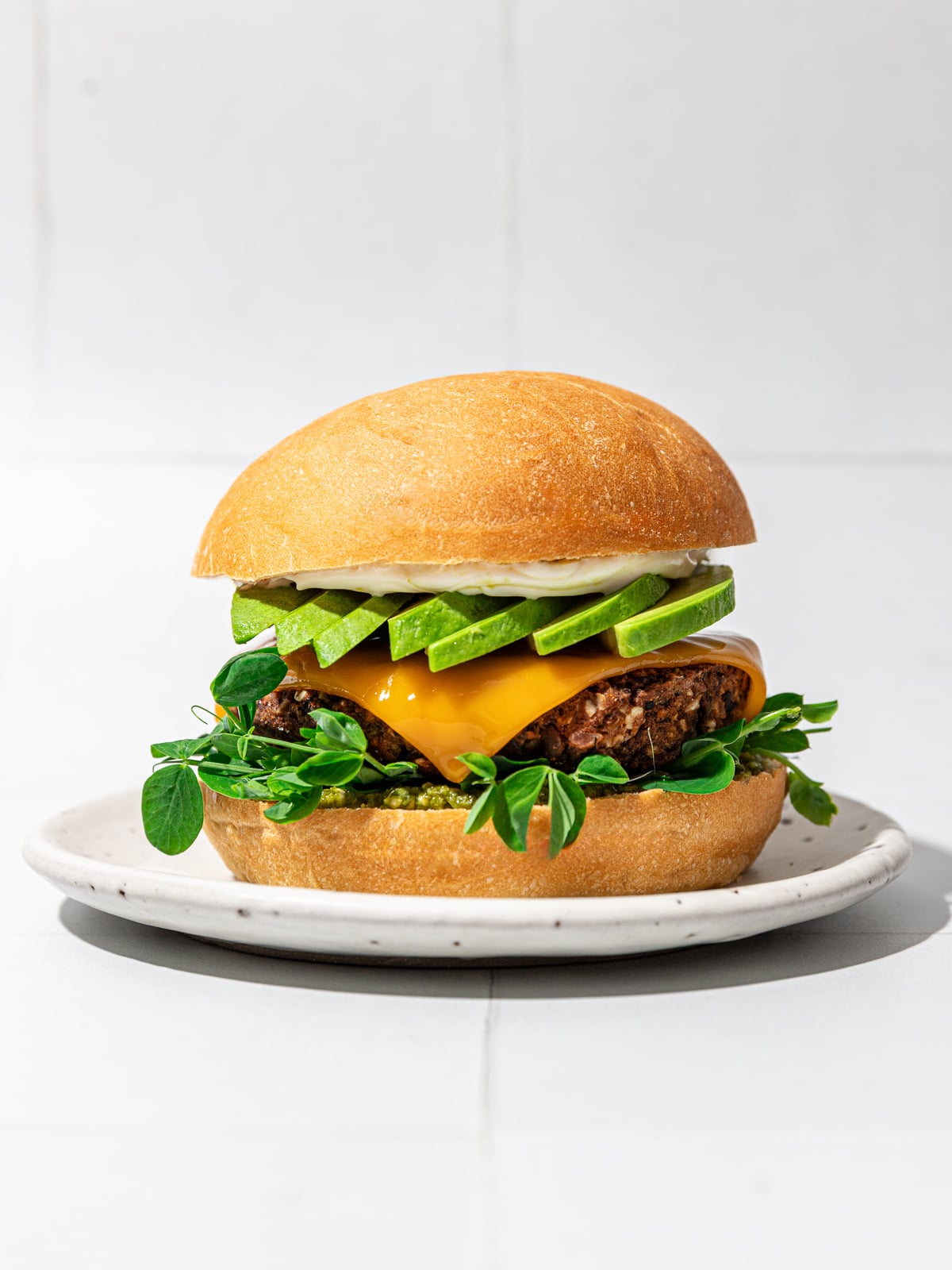 Easy Cumin Lime Black Bean Burgers with Oats