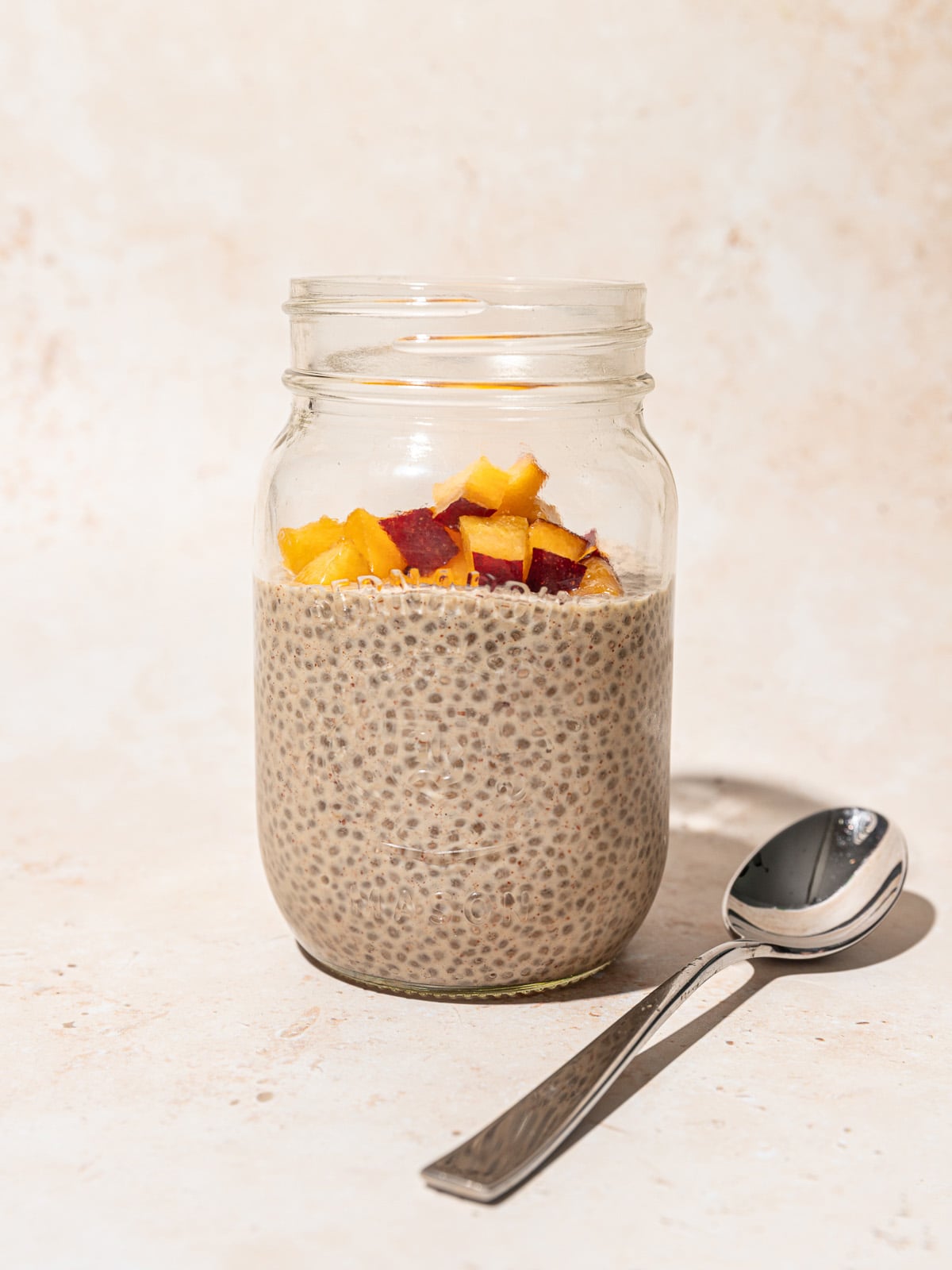 High Protein Vanilla Almond Chia Pudding (without protein powder)